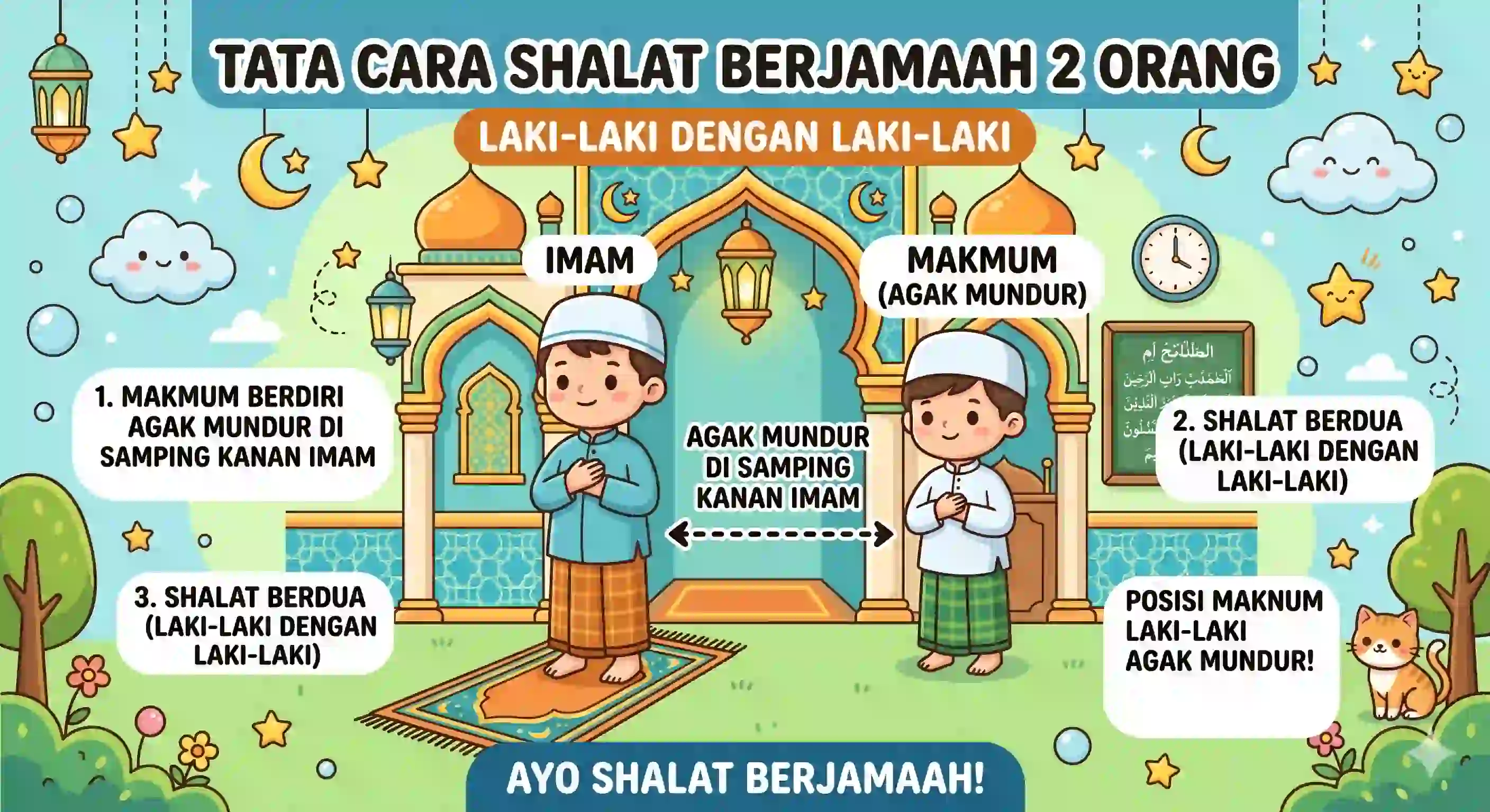 Posisi Salat Berdua