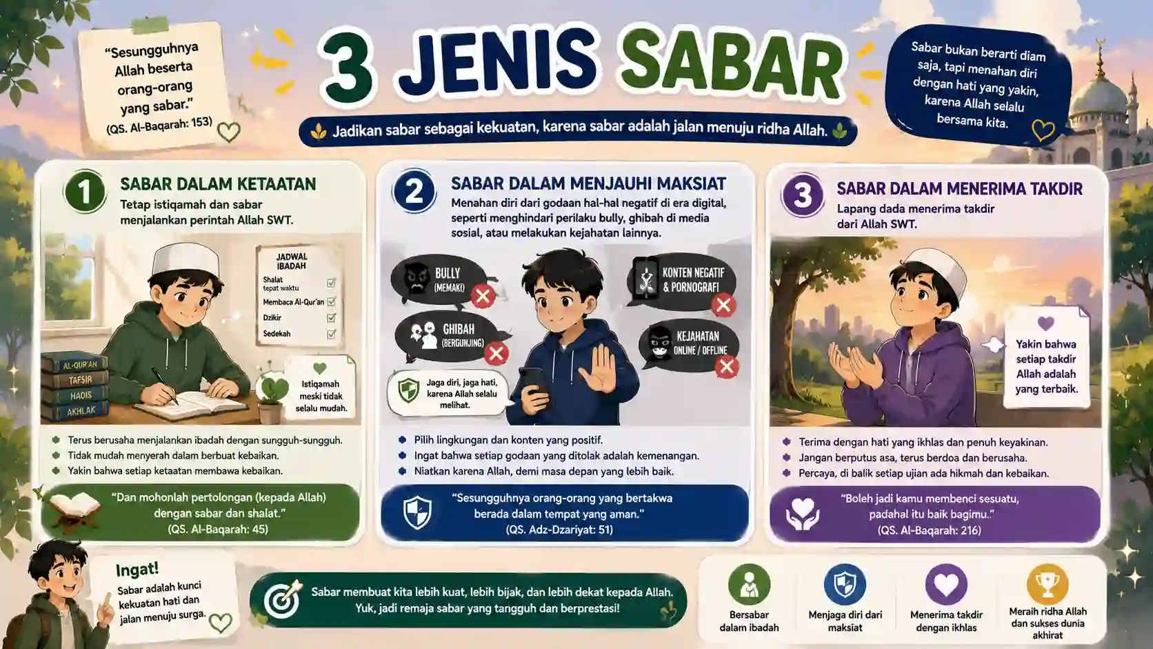 3 Jenis Sabar