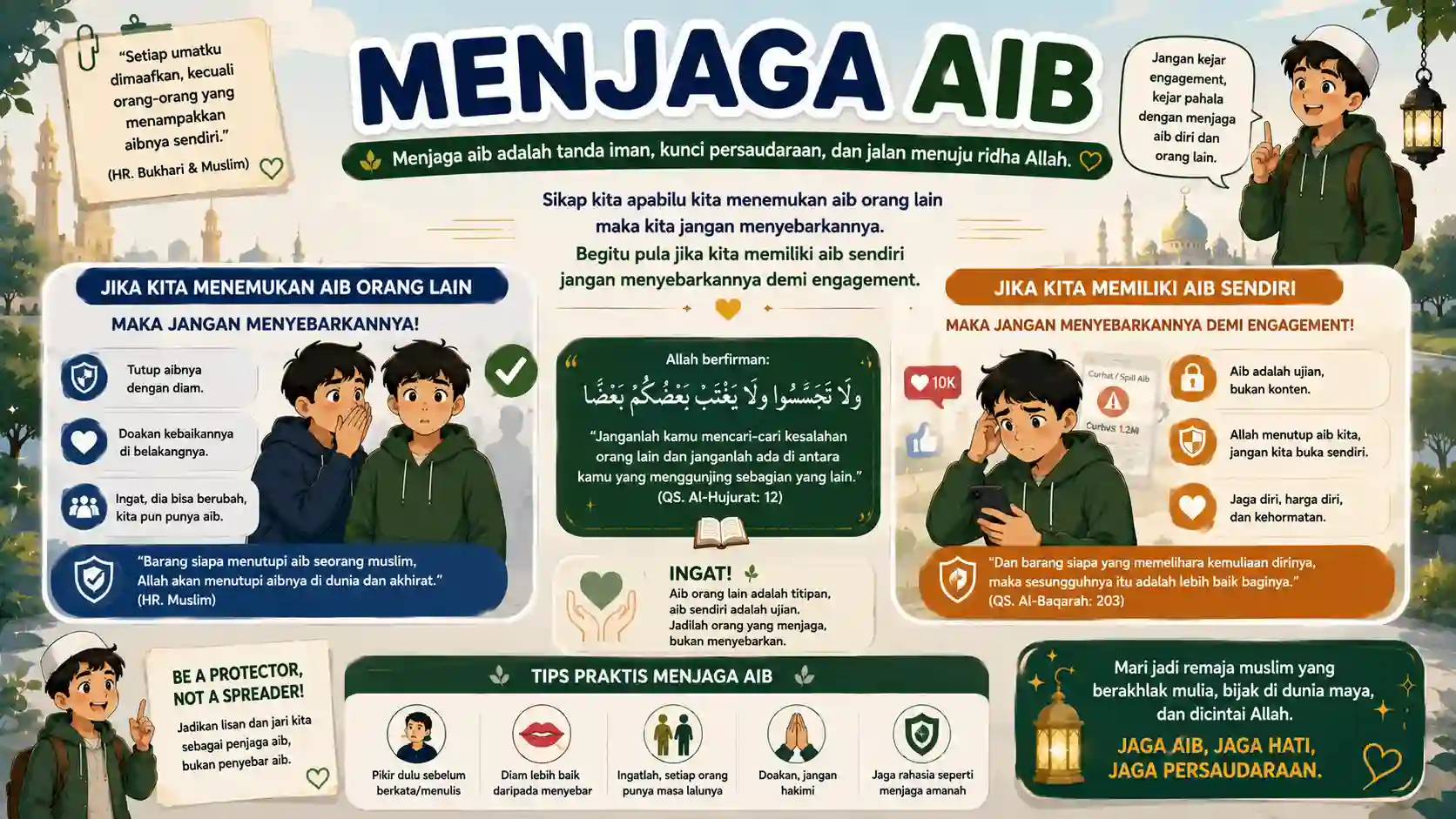Infografis Macam Macam Aib