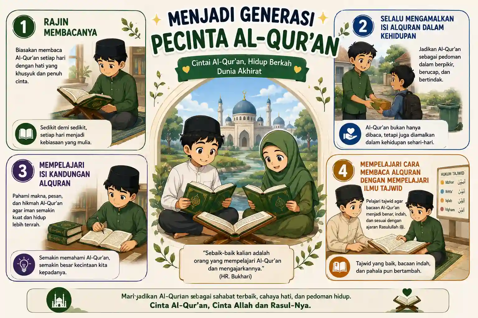 Infografis Cinta Al-Qur'an