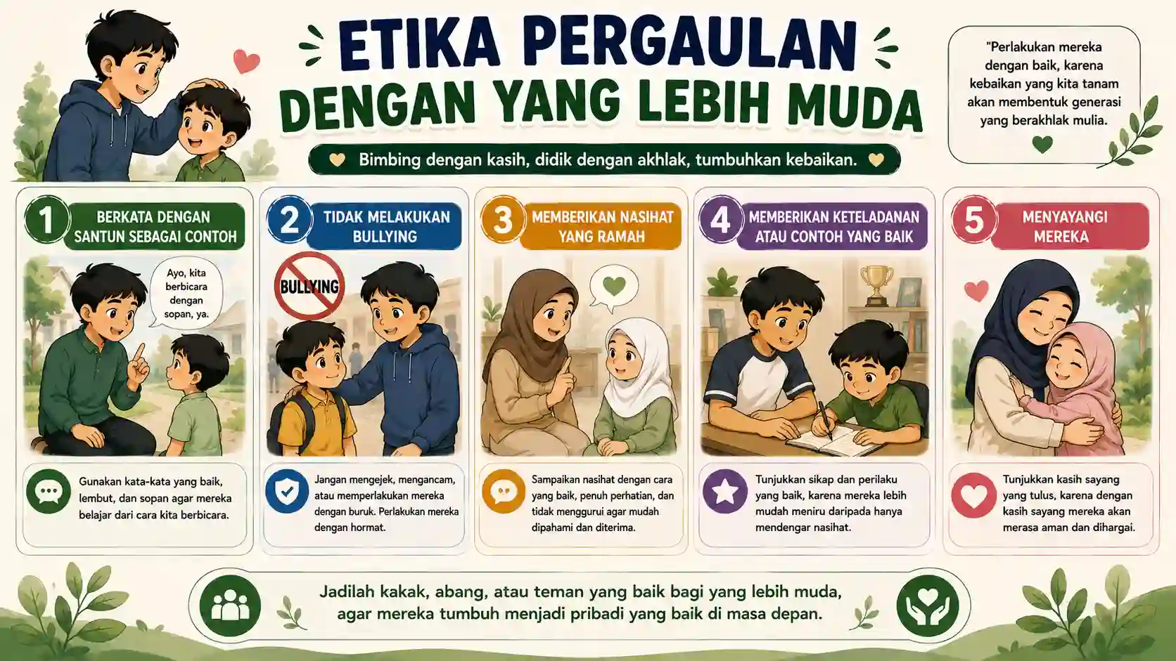 Infografis Etika Yang Lebih Muda