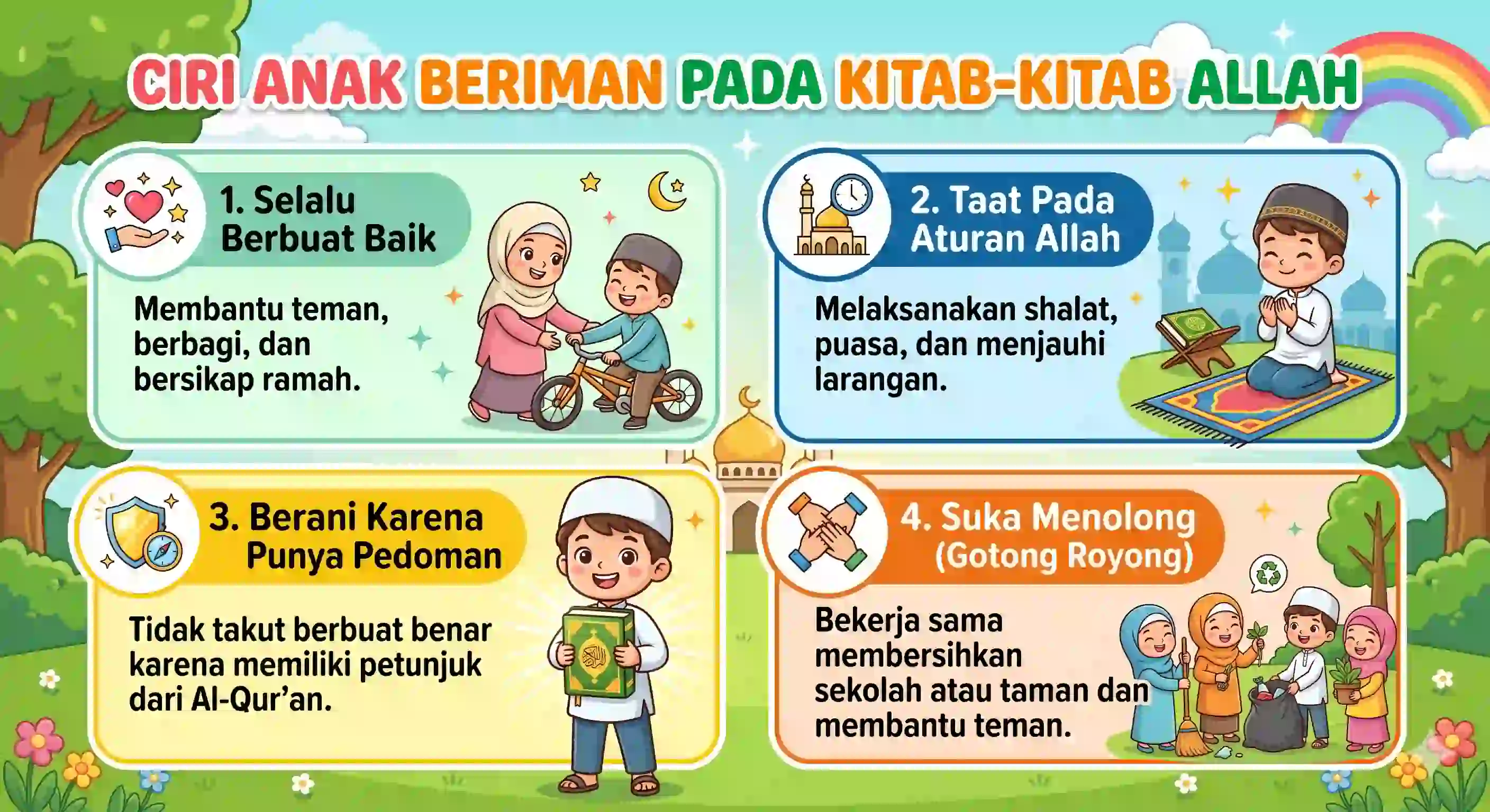 Ciri Orang Beriman Kepada Kitab