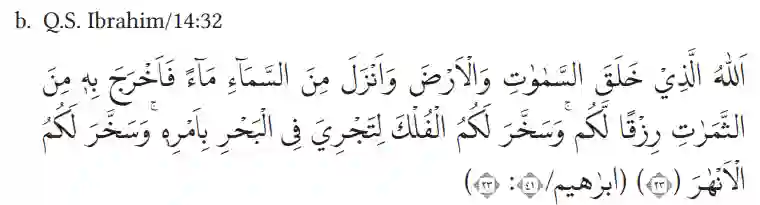 QS. Ibrahim ayat 32