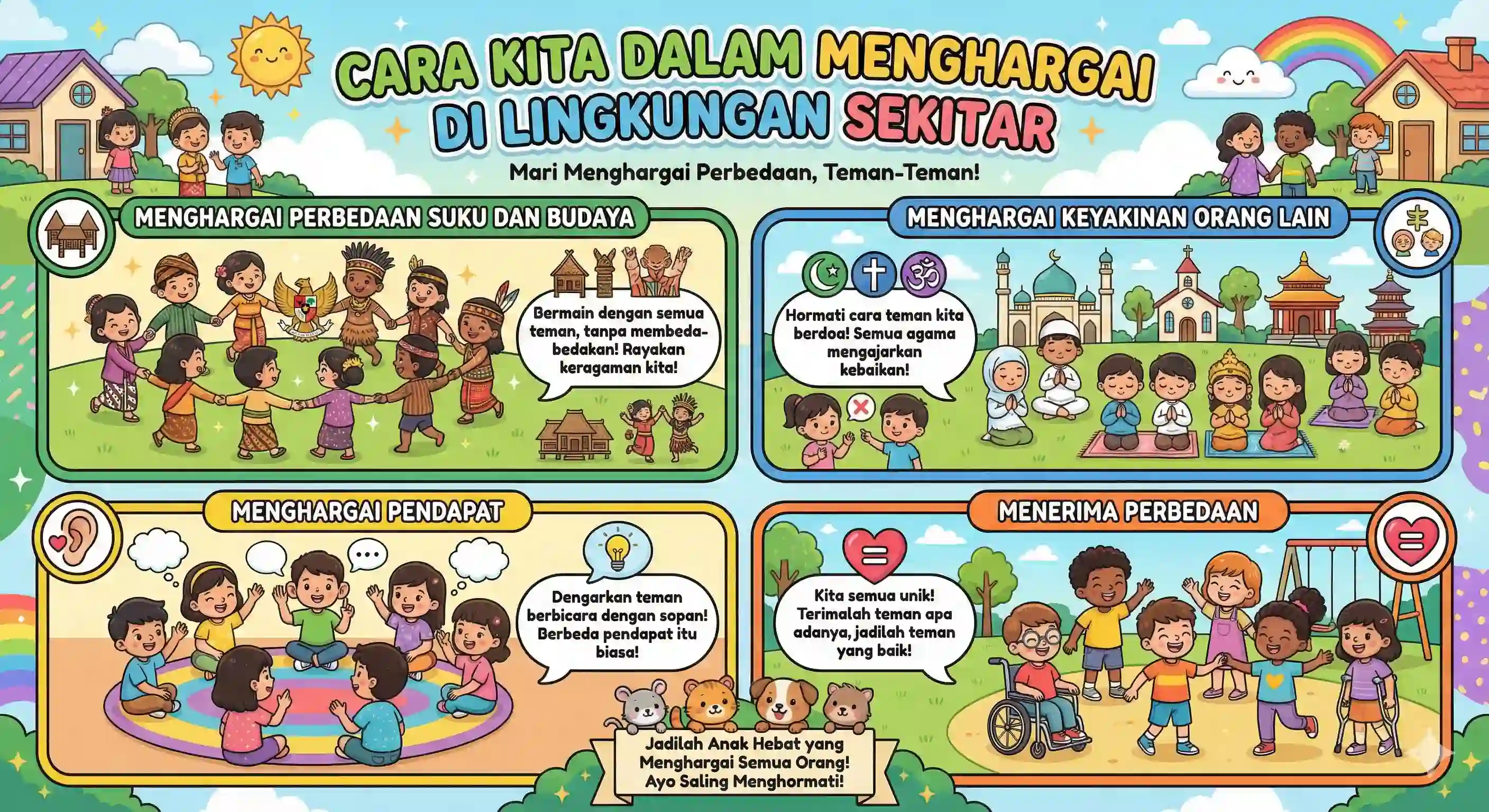 Ilustrasi Menghargai Pendapat