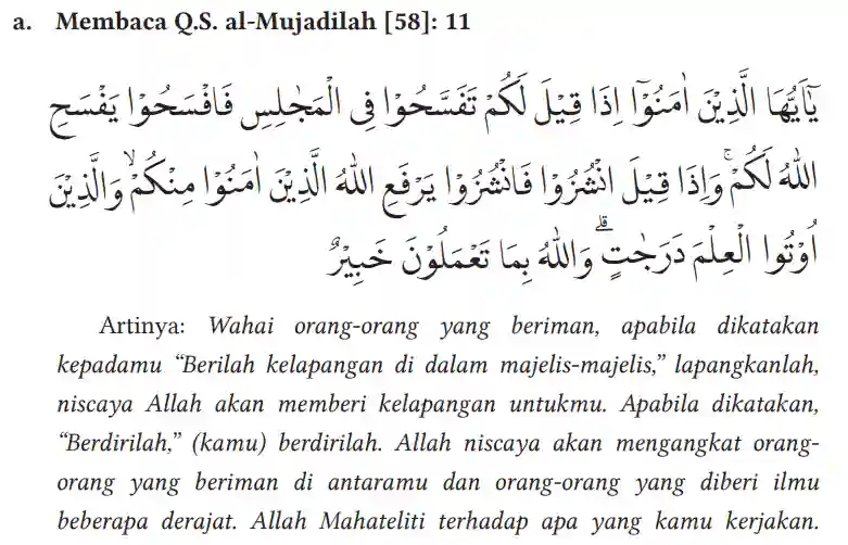 QS Al Mujadalah ayat 11