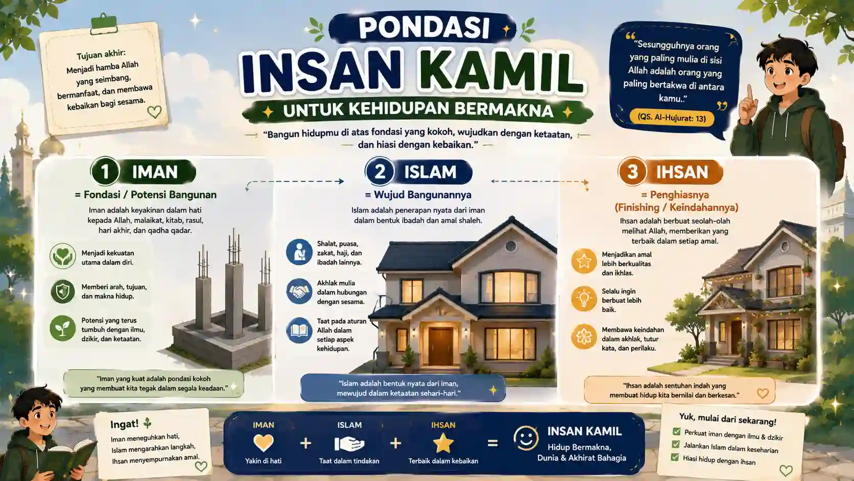 Analogi Bangunan Pilar Agama