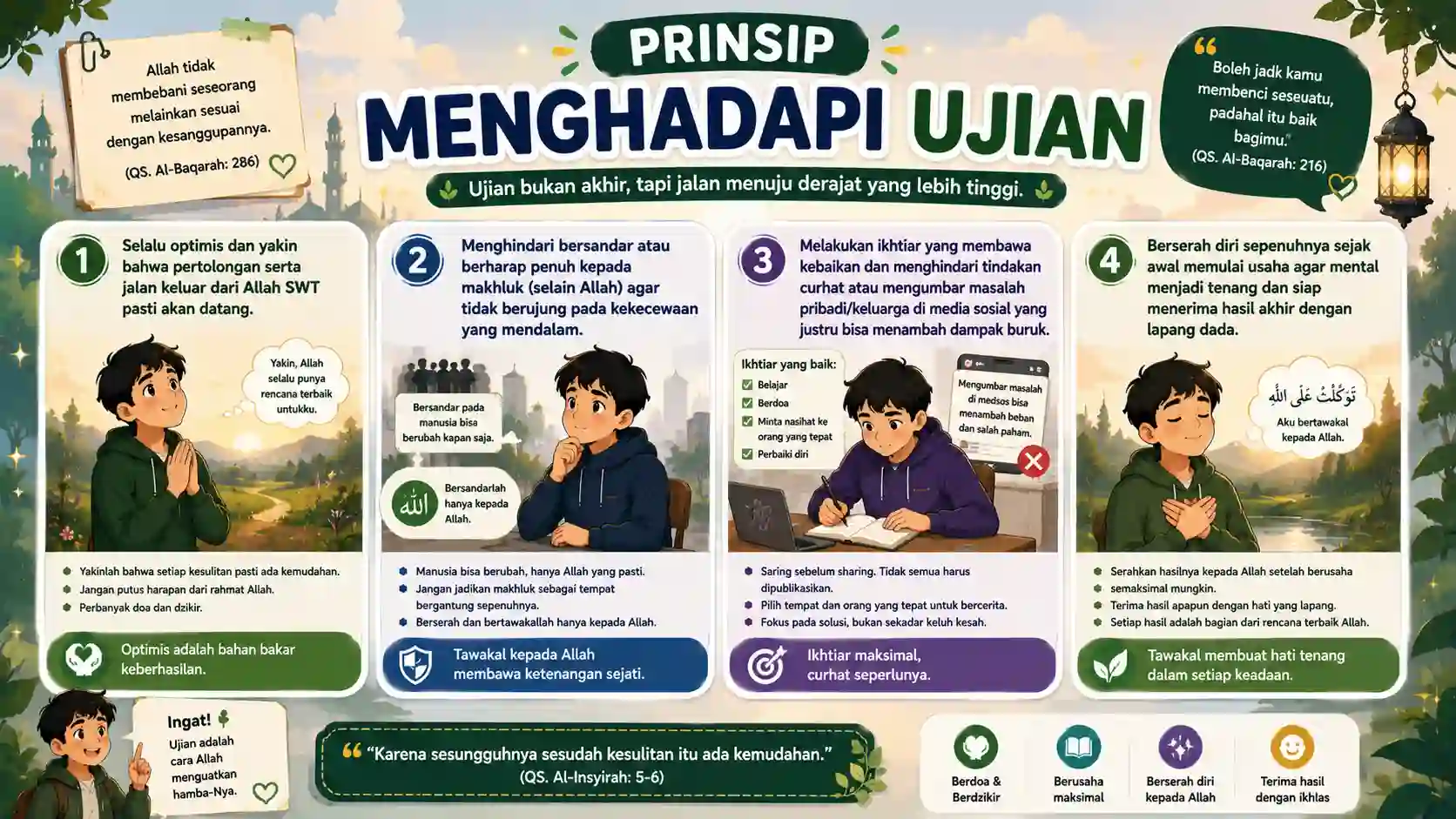 Prinsip Menghadapi Cobaan