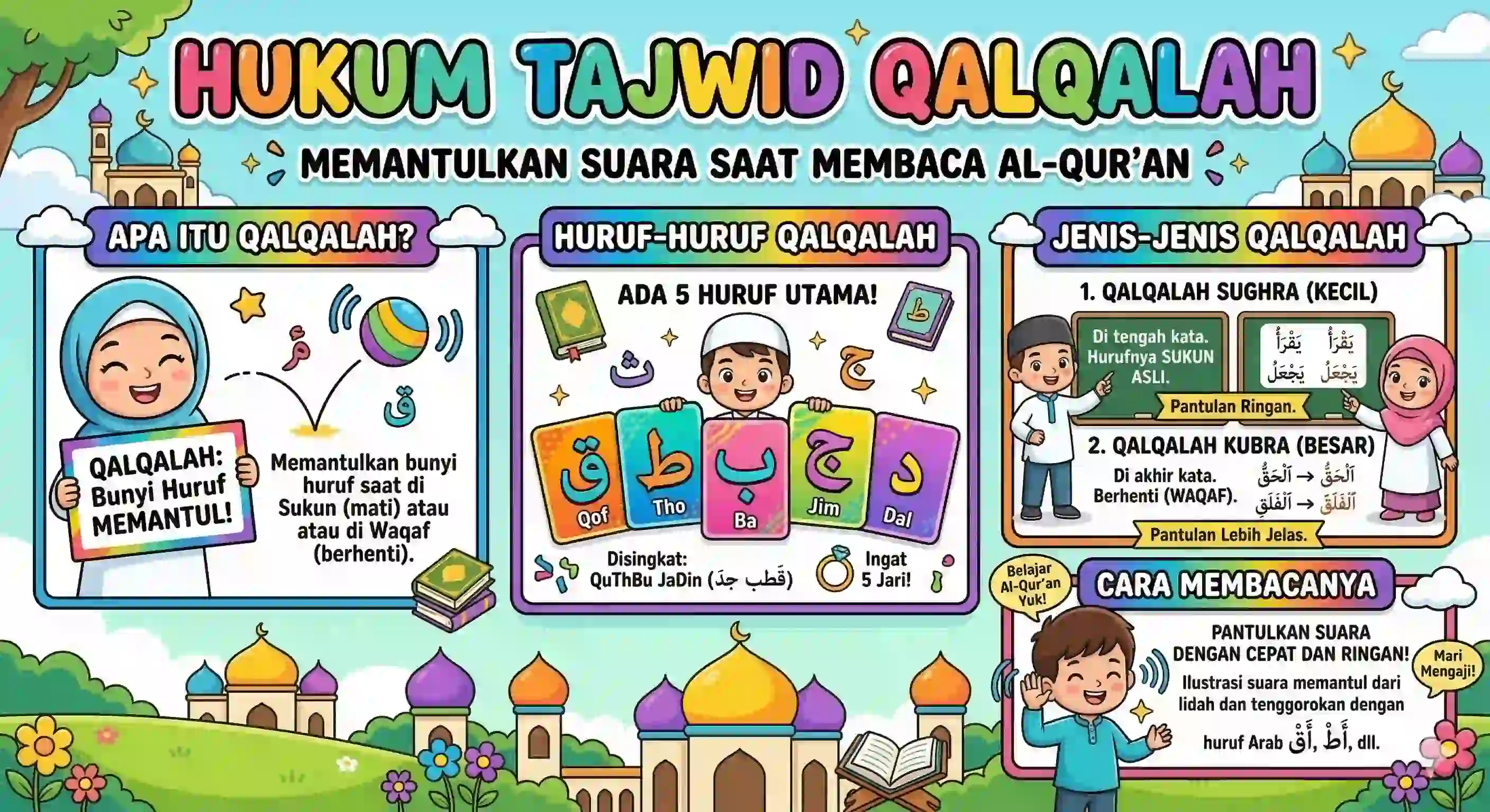 Hukum Tajwid Qalqalah
