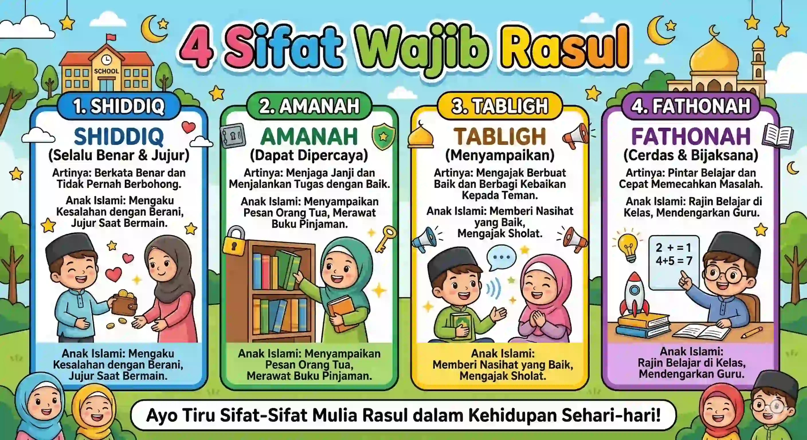 Sifat Wajib Rasul