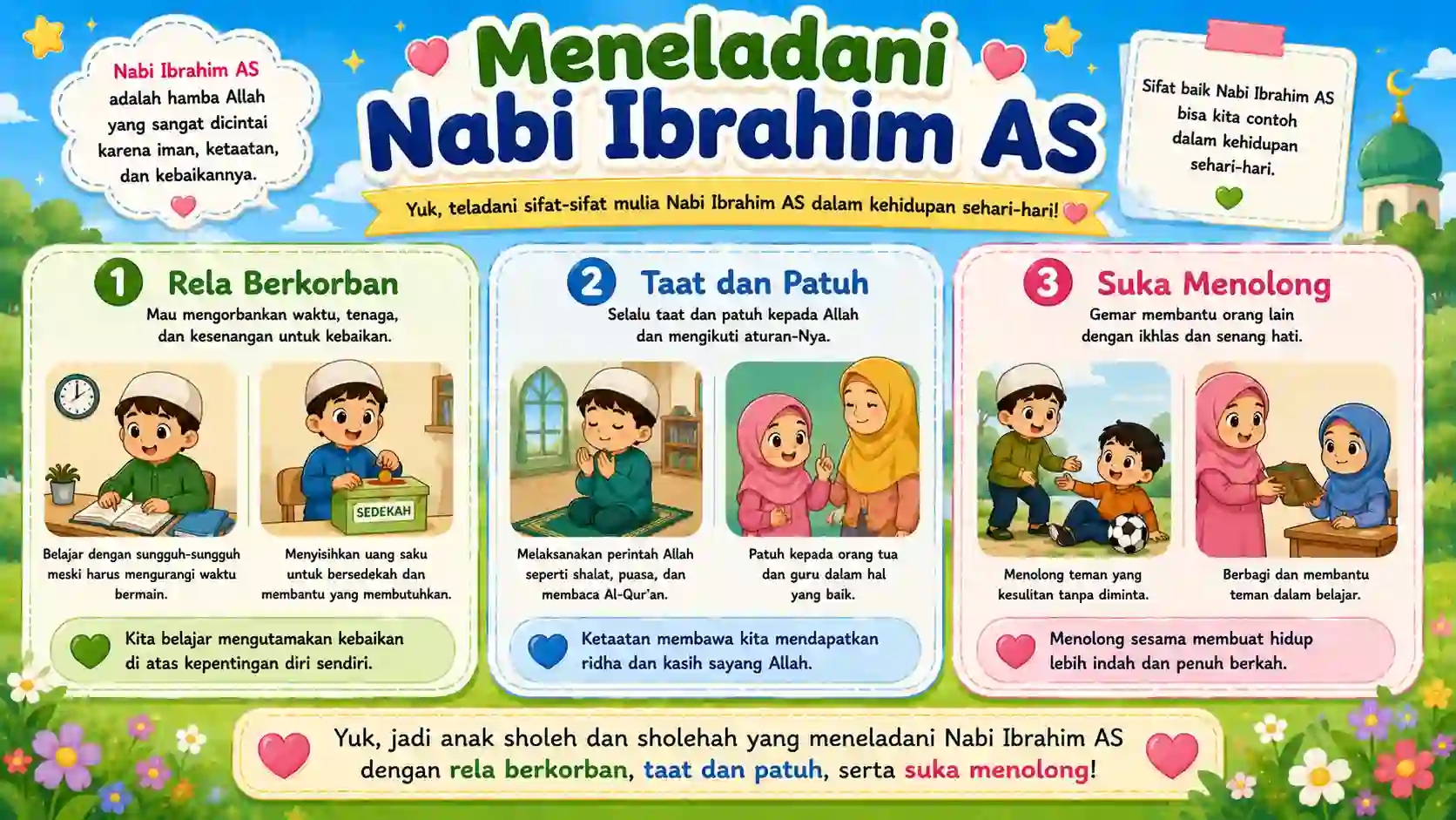 Sikap Teladan Nabi Ibrahim